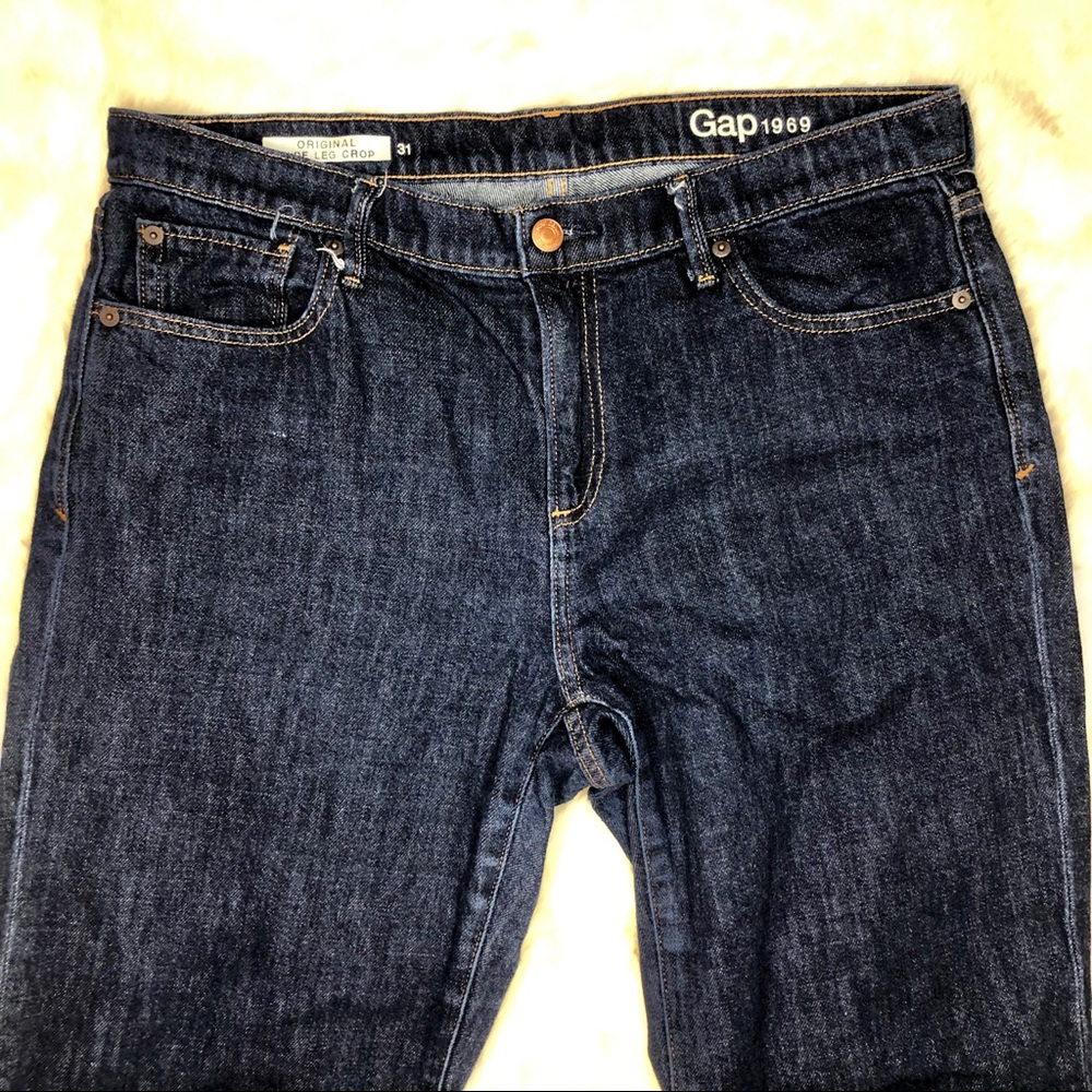 Gap 1969 Original Wide Leg Crop Jeans - Picture 3 of 7